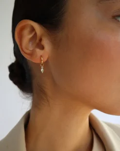 Amara Earrings in Gold/Crystal