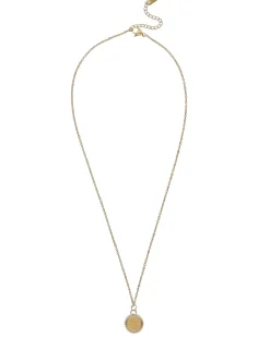 Aries Zodiac Charm Necklace in Gold
