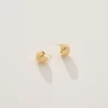 Beau Earrings in Gold