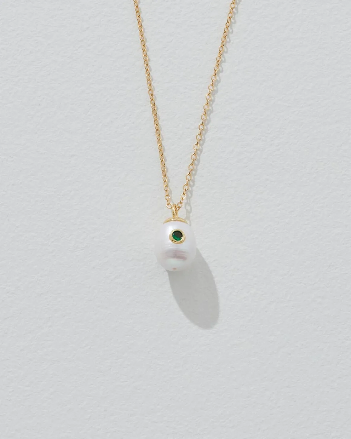 Birthstone Pearl Pendant May