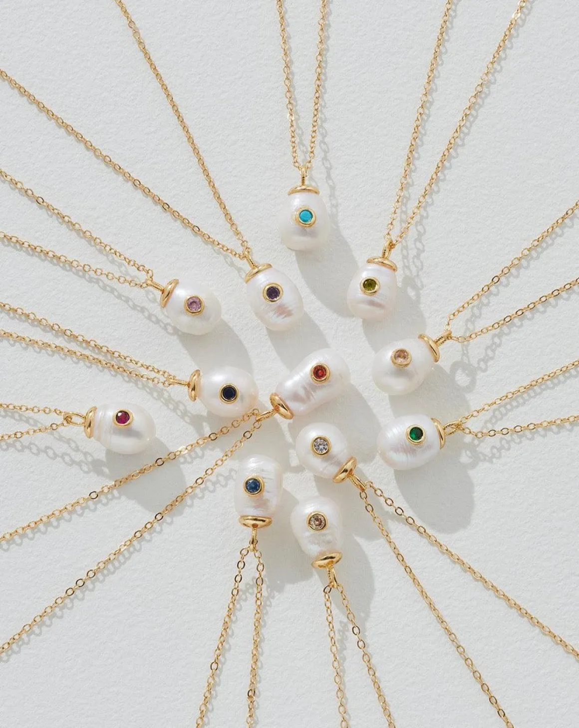 Birthstone Pearl Pendant January