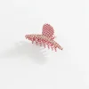 Chequered Clip Red
