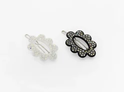 Delilah Clips Black and White