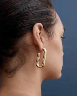 Diya Earrings in Gold