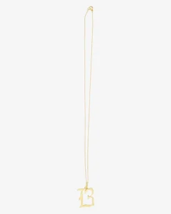 Gold Letter B Necklace