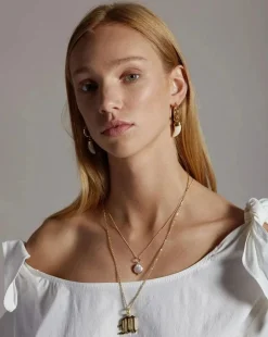 Gold Letter D Necklace