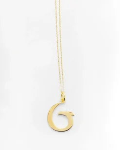 Gold Letter G Necklace