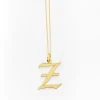 Gold Letter Z Necklace