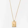 Gold Star Sign Necklace Scorpio