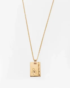 Gold Star Sign Necklace Scorpio
