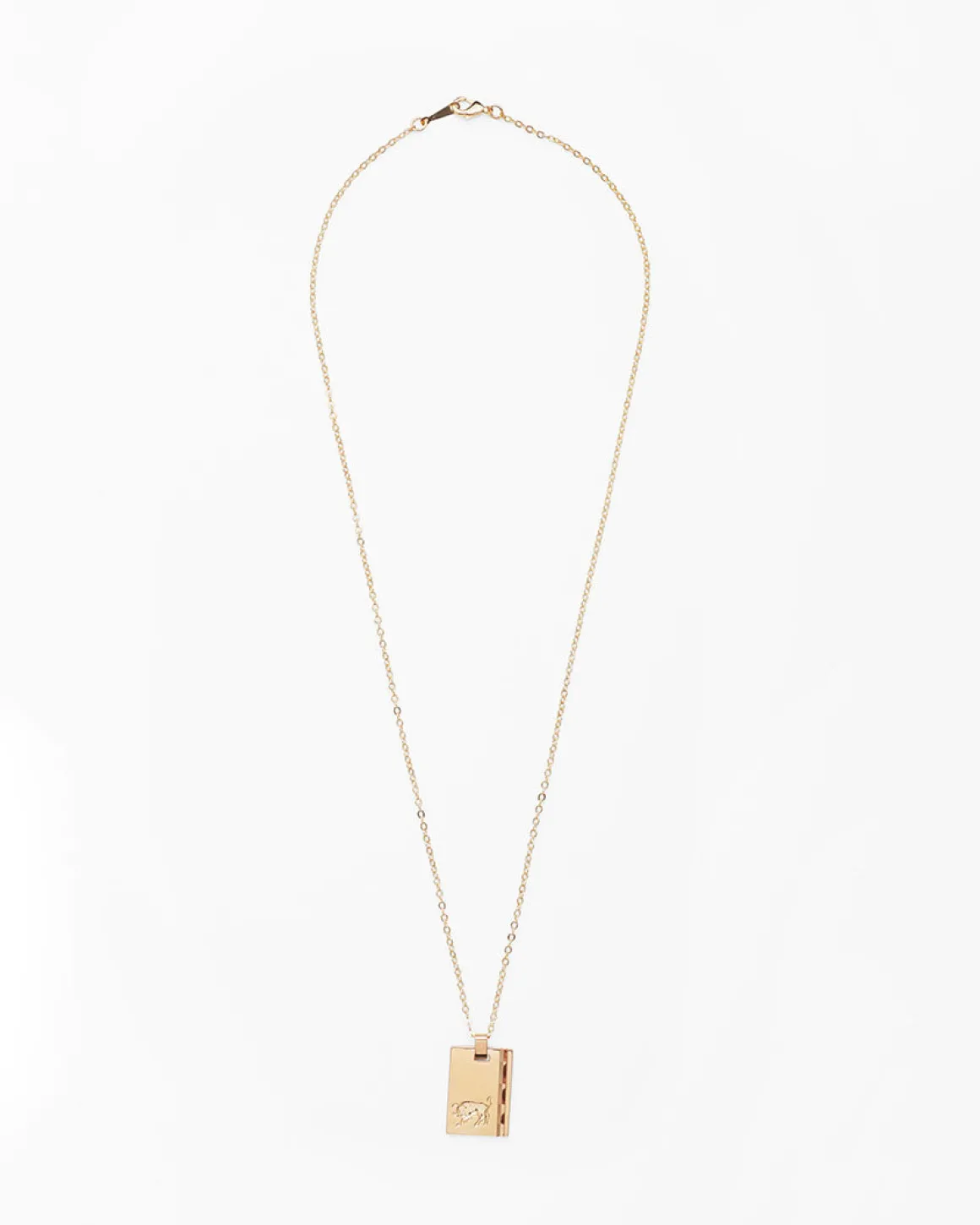 Gold Star Sign Necklace Taurus