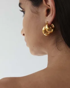 Jayla Earrings in Gold