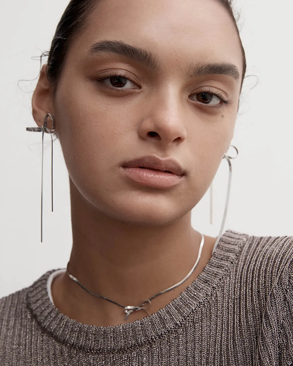 Kayla Earrings in Silver