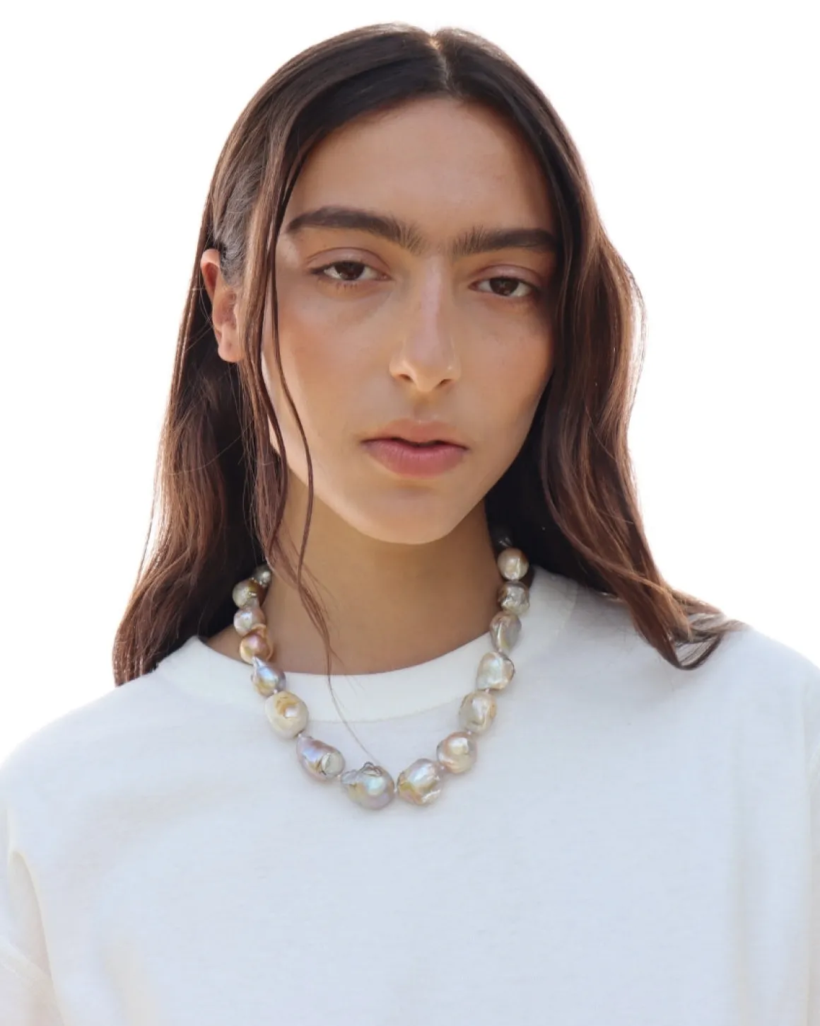 Keshi Strand Pearl Necklace