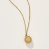 Leo Zodiac Charm Necklace in Gold
