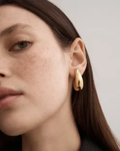 Marcello Earrings in Gold