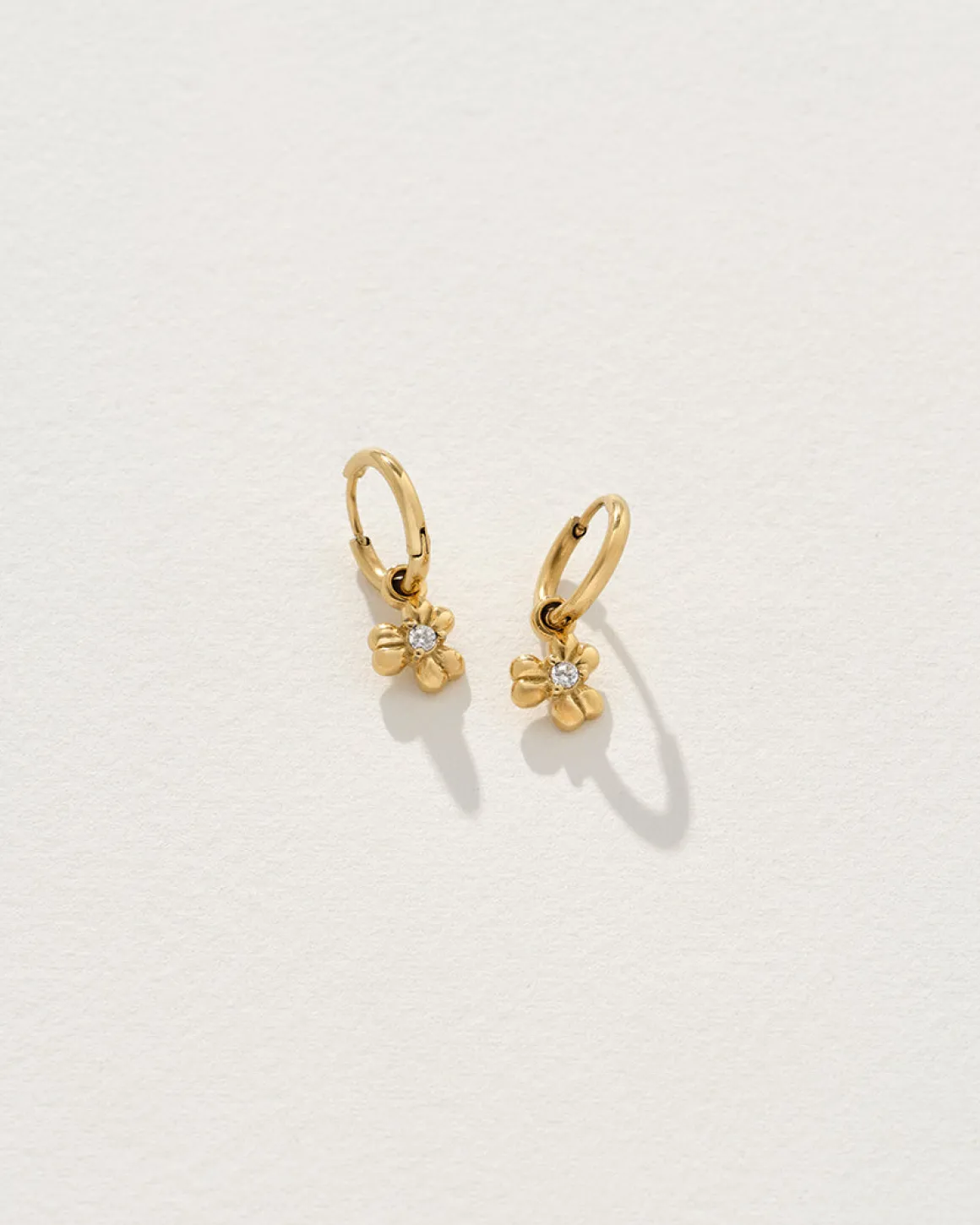 Margie Earrings in Gold/Crystal