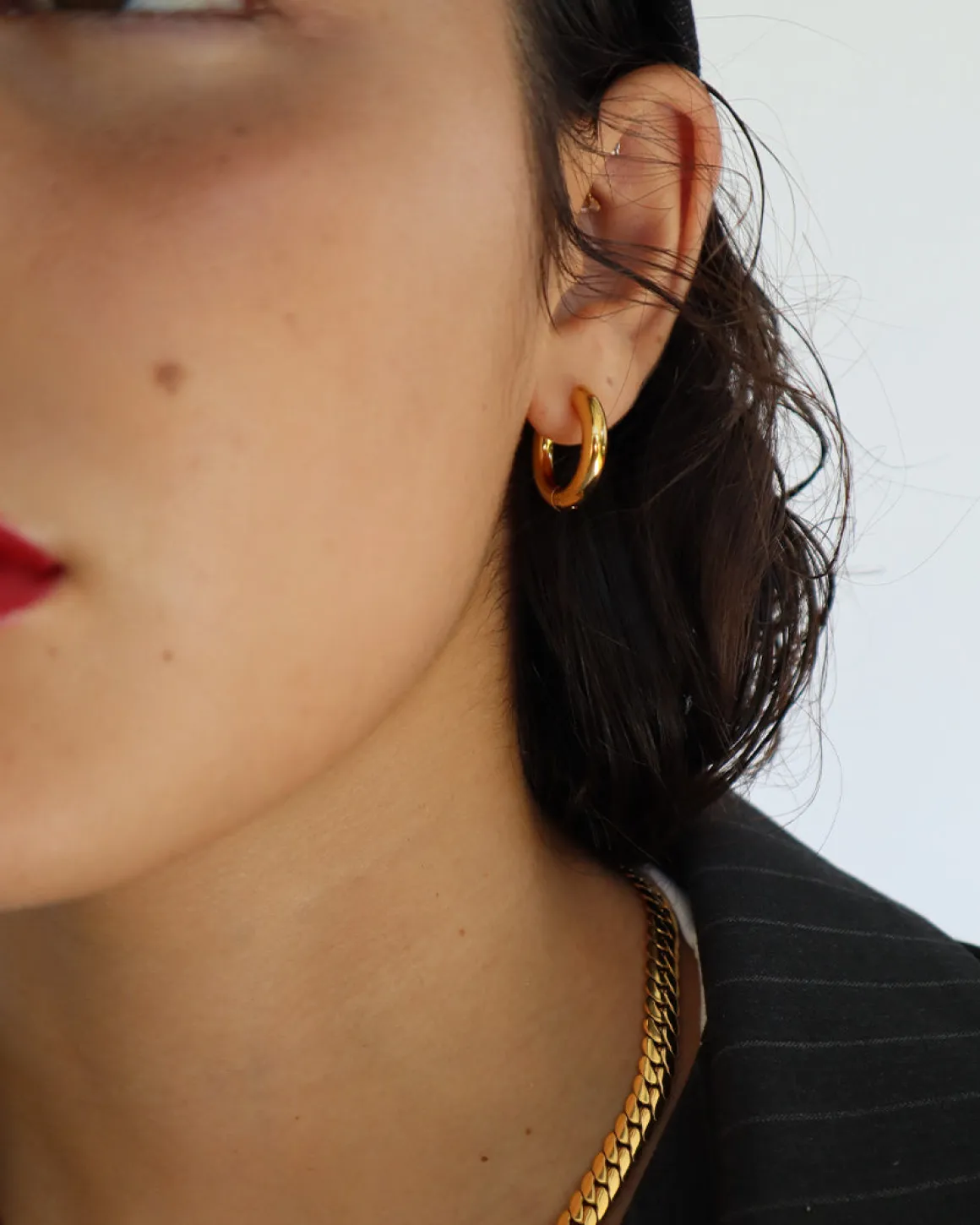 Maris Hoops in Gold