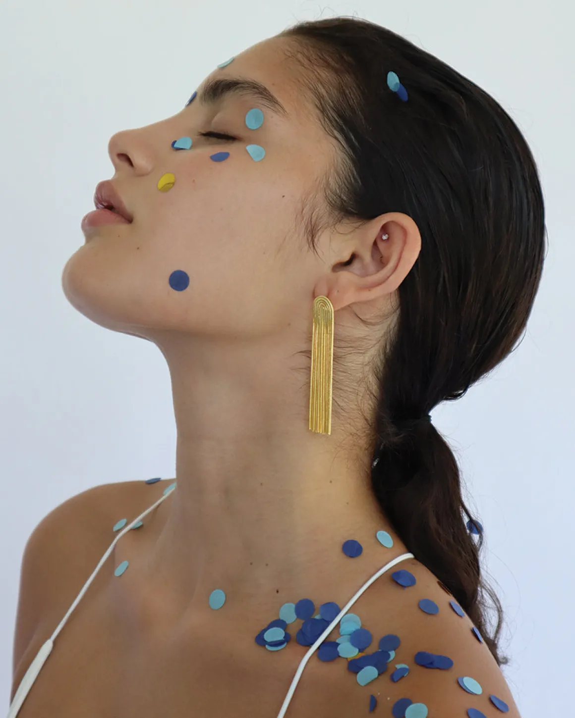 Priya Earrings in Gold