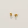 Rosie Studs in Gold