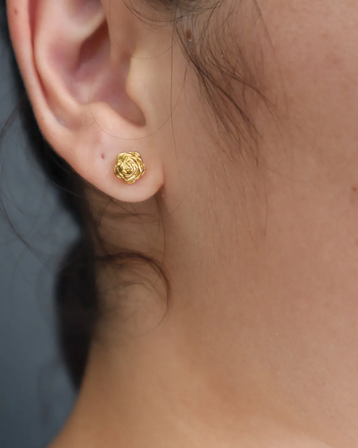Rosie Studs in Gold
