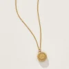 Sagittarius Zodiac Charm Necklace in Gold