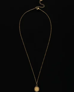 Sagittarius Zodiac Charm Necklace in Gold