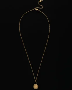 Scorpio Zodiac Charm Necklace in Gold