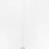 Silver Star Sign Necklace Pisces