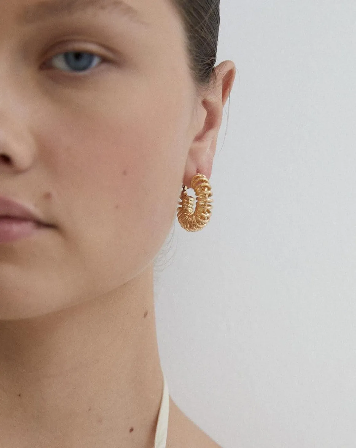 Spiral Hoop Earrings