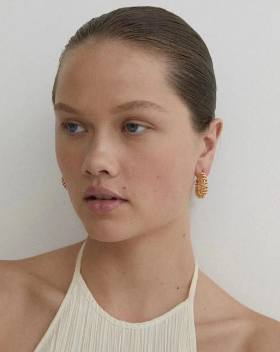 Spiral Hoop Earrings