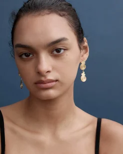 Wesley Earrings in Gold