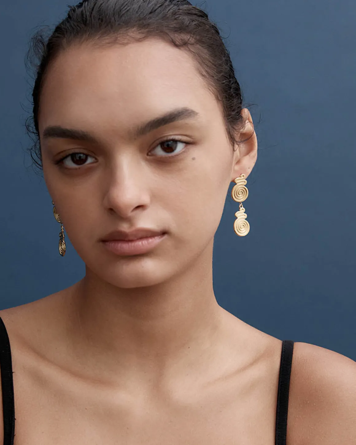 Wesley Earrings in Gold